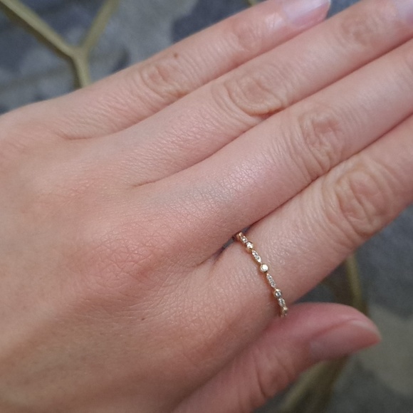 Shy Creation 14K gold and diamond ring - Picture 12 of 16